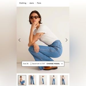 Madewell Relaxed Loose Flare Jeans